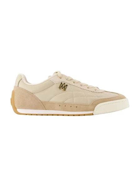 Sneakersy Amiri skórzane bez obcasa beżowe