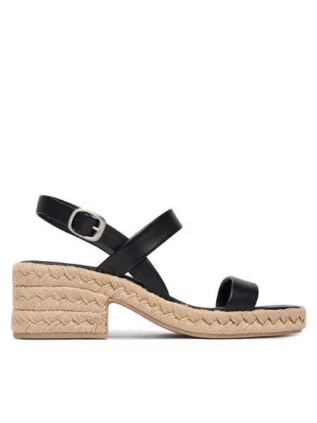 Calvin Klein Sandali Block Heel Espa 50 Slingb Lth črna