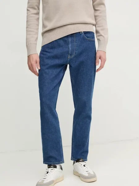 Дънки Calvin Klein Jeans синьо