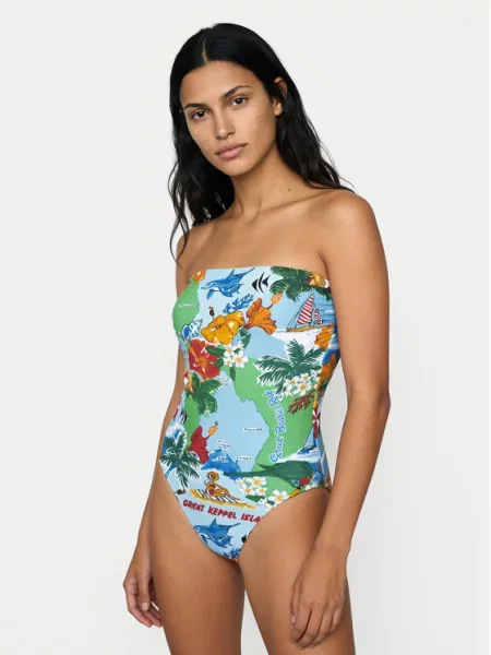 Seafolly Купальник Viva Vacation Кольоровий