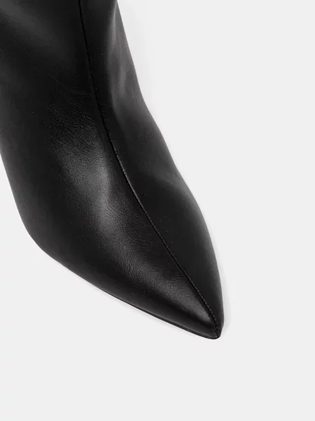 Утепленные сапоги Answear.lab на шпильке черные