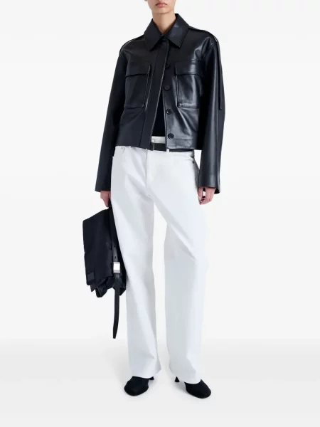 Kurtka skórzana Proenza Schouler czarna