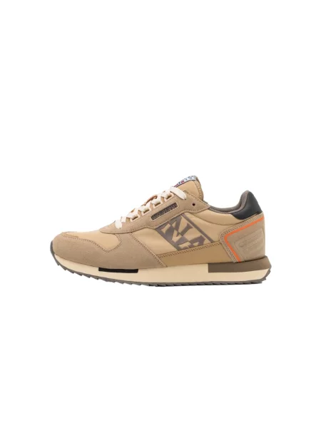Sneakersy Napapijri skórzane beżowe