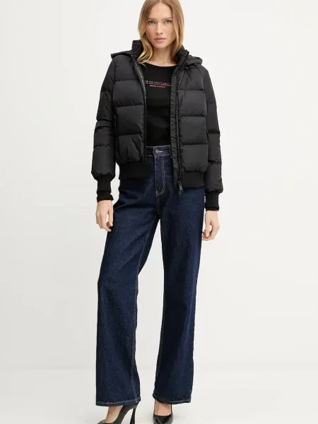 Armani Exchange geacă de puf negru