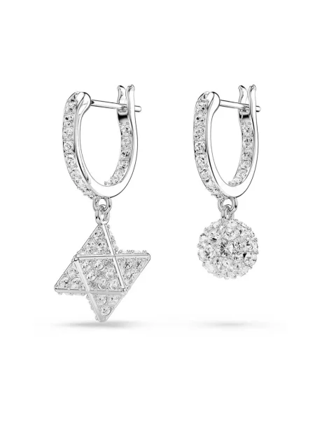 Kolczyki Swarovski szare