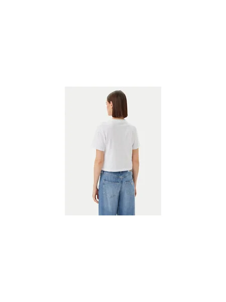 Guess Póló Boxy Fit fehér