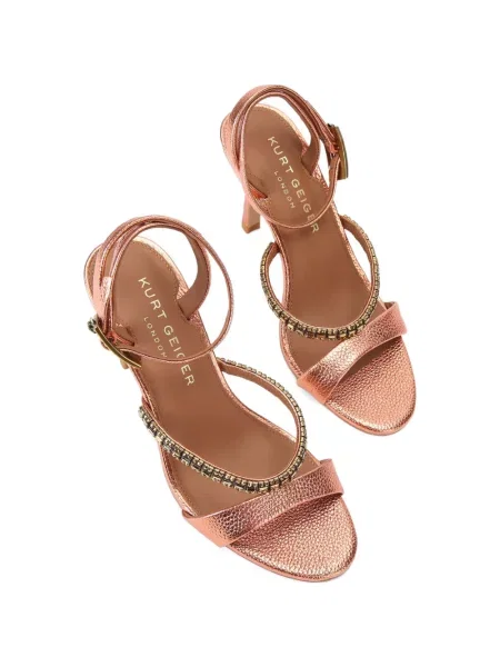 Sandale Kurt Geiger London cu bretele roz