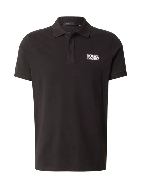 Tricou polo Karl Lagerfeld negru