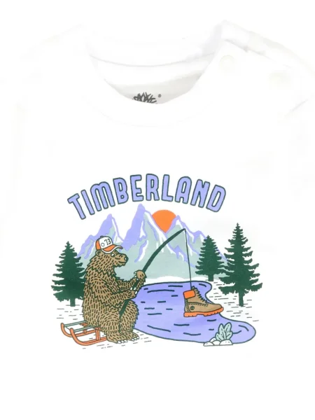 Dětské tričko Timberland bílé