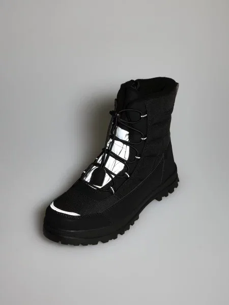 Reserved Класичні черевики до кісточки чорний