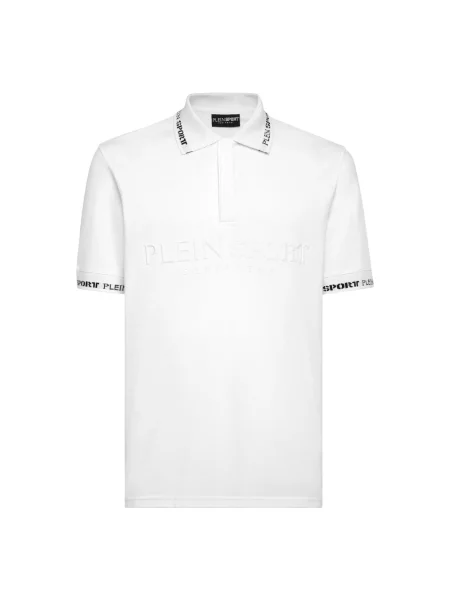 Koszulka polo Plein Sport biała