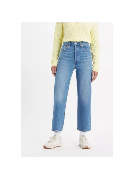 Jeansy straight leg Levi's niebieskie