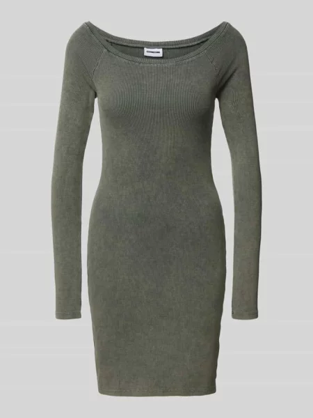 Sukienka mini z efektem prążkowaniem model ‘SHANIA’ Noisy May