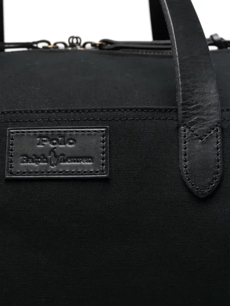 Kožená peněženka Polo Ralph Lauren modrá