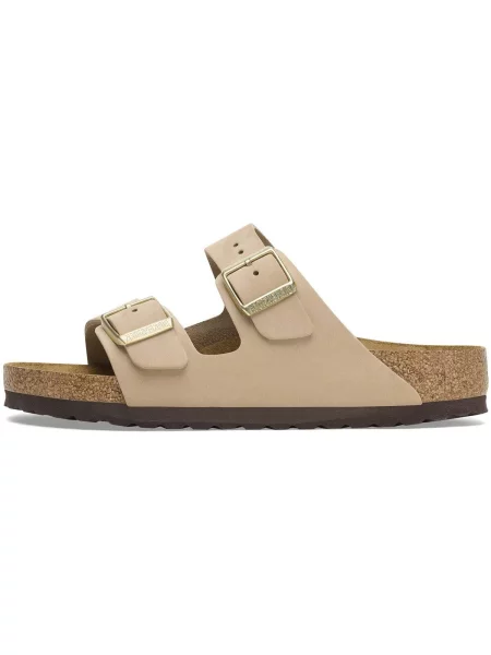 Pantofi Birkenstock din piele bej