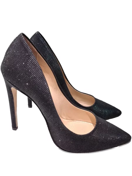 Pantofi cu toc La Rose negru