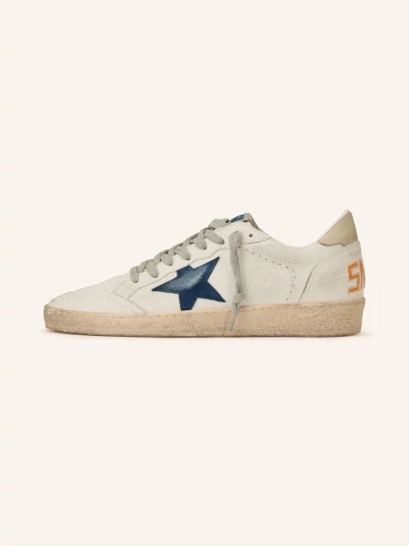 Golden Goose Sneakersy Ball Star weiss białe