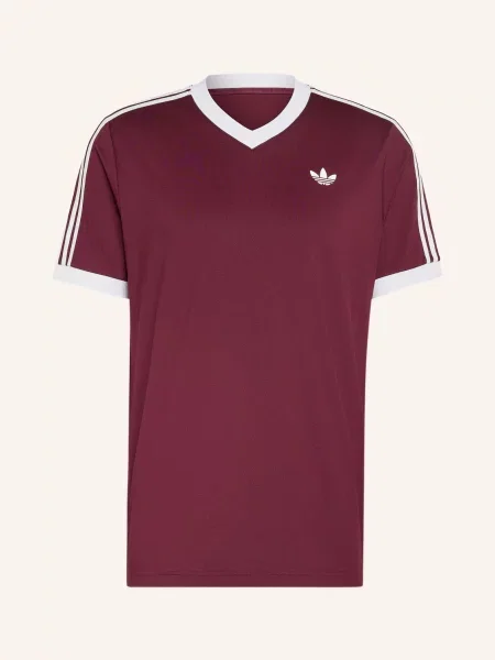 Adidas Originals Funkční Tričko Classics tmavě červená bílá