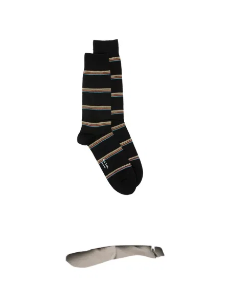 Șosete Paul Smith cu dungi negru