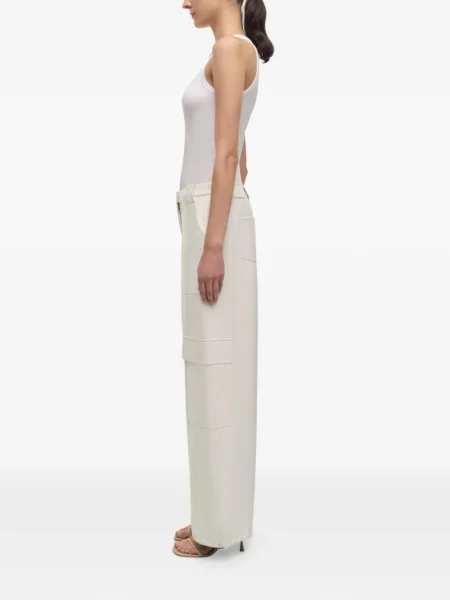 Spodnie cargo Simkhai białe