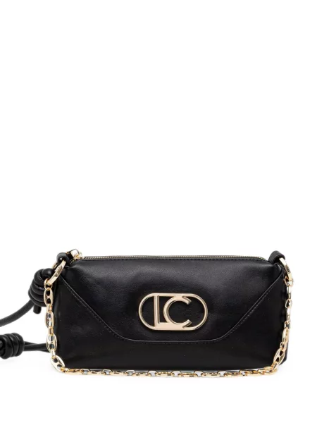 Geanta crossbody Lola_casademunt cu bretele cu autograf negru