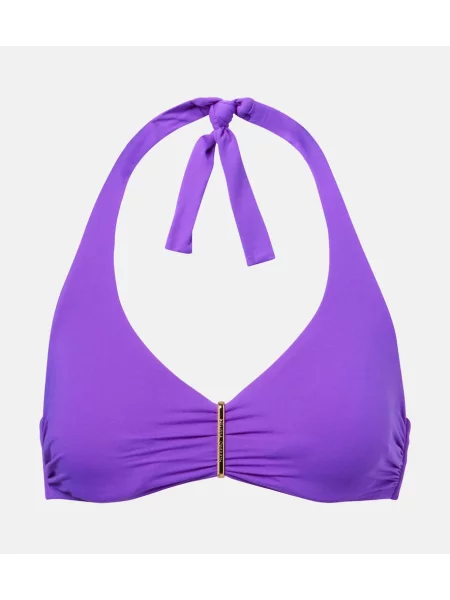 Bikini Melissa Odabash cu gât halter violet