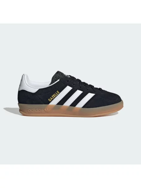 Sneakersy Adidas Gazelle zamszowe retro czarne