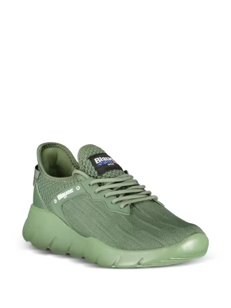 Fűzős kötött sneaker Blauer zöld