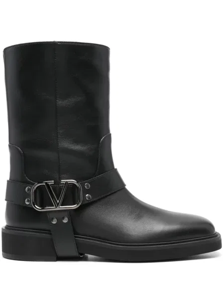 Botine Valentino Garavani biker negru