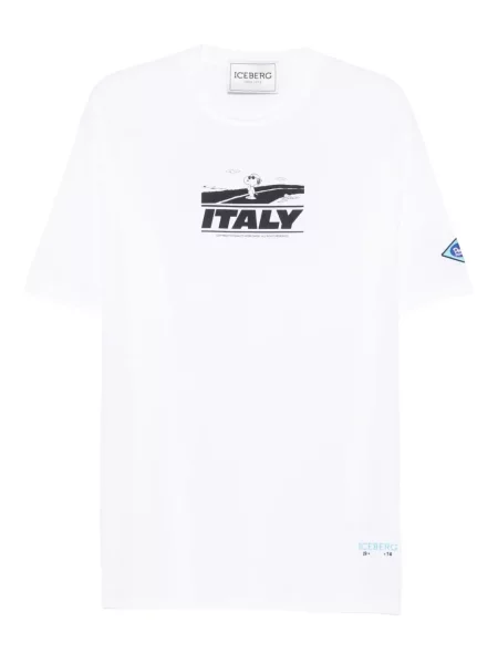 Tricou Iceberg cu imagine alb