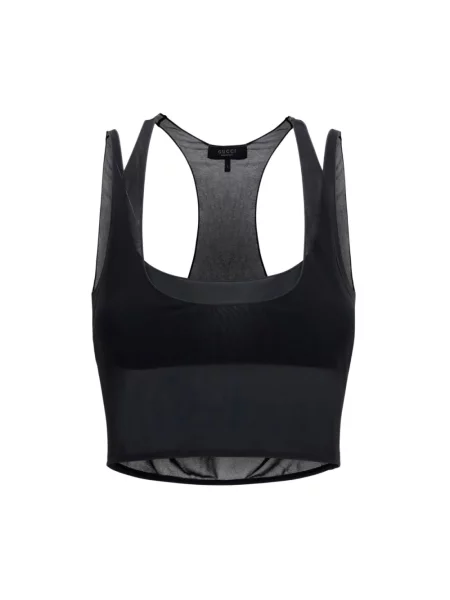 Dzianinowy top Gucci czarny