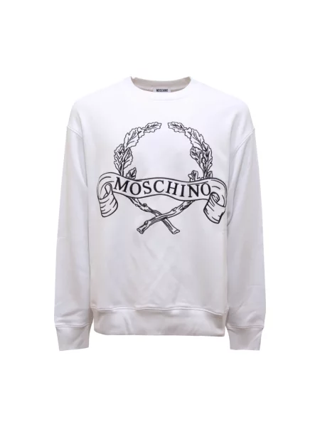 Bluza Moschino z kapturem biała