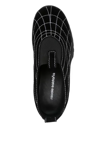 Pantofi loafer Nicole Saldaña din piele negru