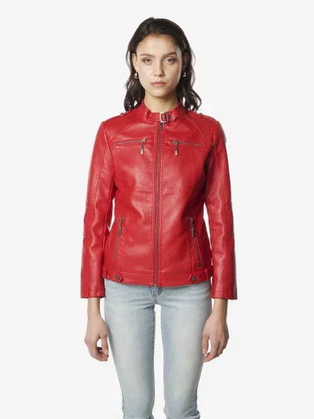 KOROSHI Geacă de primăvară-toamnă roșu