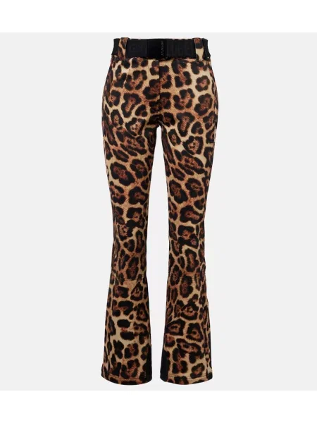 Pantaloni de trening Goldbergh cu imagine cu model leopard