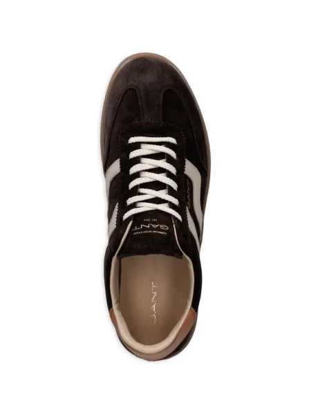 Sneakerși Gant din piele de căprioară maro