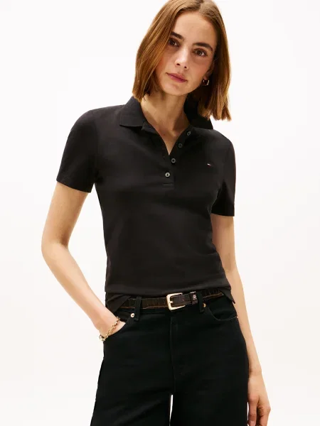 TOMMY HILFIGER Tricou negru