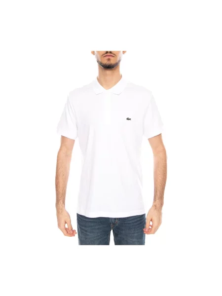 Lacoste Koszulki Mężczyzna L Koszulka polo Regular Fit z bawełny Pima biały