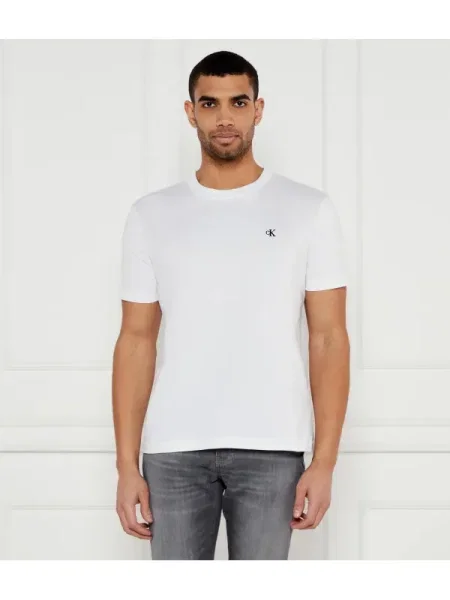Calvin Klein Jeans Tricou SERIF alb