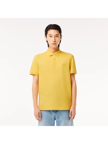 Поло Lacoste желтое