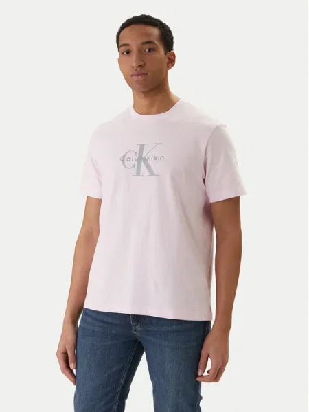 Calvin Klein Jeans Tričko Hero tyrkysová / sivá ružová