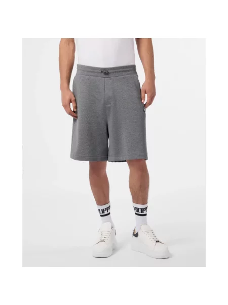 Szorty Philipp Plein polarowe szare