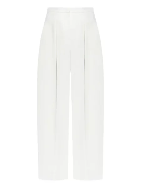 Pantaloni Max Mara plisate alb