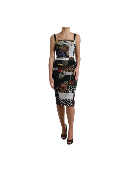 Sukienka Dolce And Gabbana biznesowa czarna