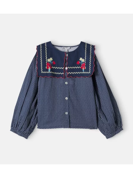 Gyerek blúz Bebe Organic kék