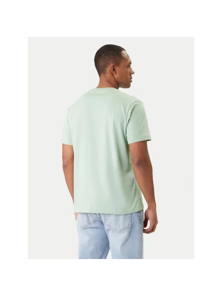GUESS JEANS Póló menta zöld