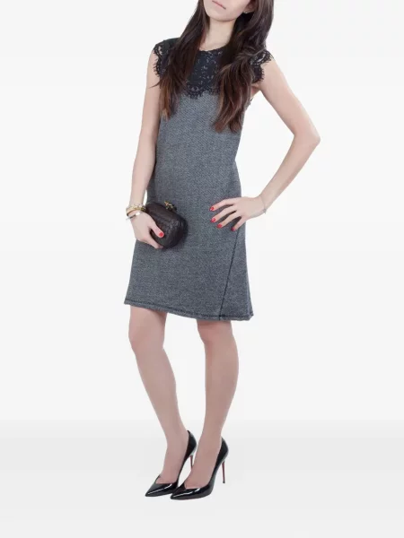 Sukienka Sea koronkowa garniturowa szara