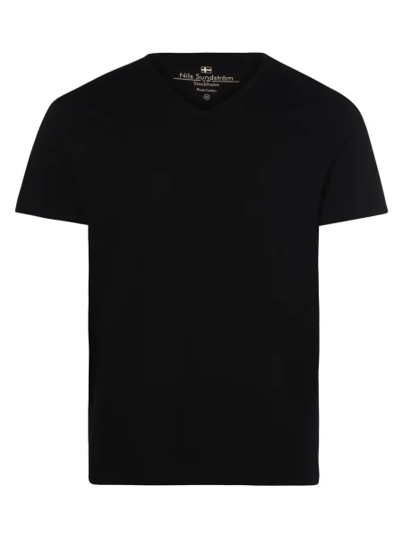 Nils Sundström T-shirt Mężczyźni Dżersej jednolity XXL czarny