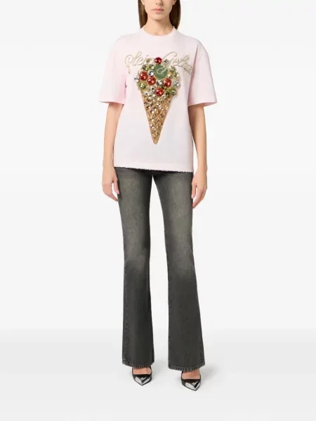 Tricou Philipp Plein roz