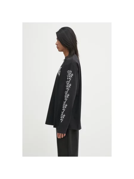 VETEMENTS longsleeve Cof Logo Longsleeve wzorzysty czarny